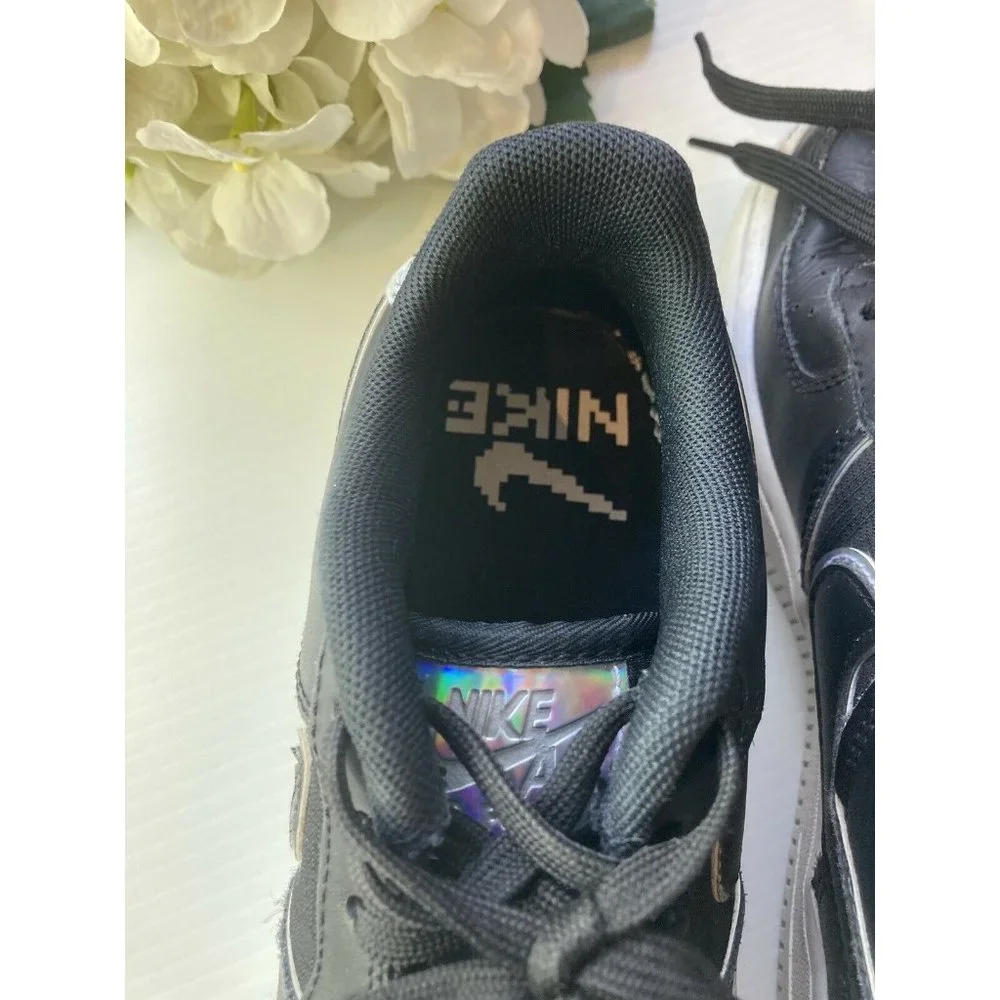 Women Nike Sneakers Airforce Metallic - US 4 Shoes Metallic Gold Gift Shoes - Picture 7 of 7